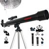 Tasco - Telescopio 600x50 Space Station Negro/Rojo - Telescopio astronómico para adultos y principiantes - T60050W