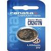 Best Price Square Renata CR2477 Batteria a bottone al litio 3 V, argento