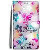 Nodigo-EU per Samsung Galaxy A34 5G Cover a Libro Pelle PU Portafoglio Magnetica Custodia con Disegni Animale Motivo Antiurto Flip Protettiva Silicone Bumper Belle Kawaii Case - Foglia