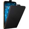 PhoneNatic Copertura di Cuoio Artificiale Compatibile con Xiaomi Mi Max 3 - Flip-Case Nero - Cover Cover