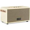 Bennett & Ross BB-860CW Blackmore altoparlante bluetooth retrò in pelle - Altoparlante vintage da 2x 30 W - Speaker ingresso USB con lettore MP3 - Jack da 3,5 mm e ingresso Aux - Bianco crema