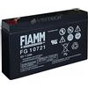 FIAMM FG10721 - Batteria al piombo, 6 V, 7,2 Ah, FG 10721, al piombo, batteria AGM Faston, 4,8 mm