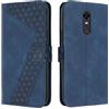 OKZone Cover per Xiaomi Redmi 5 Plus, Custodia in PU Pelle per Xiaomi Redmi 5 Plus, Custodia a Libro Protettiva Folio Portafoglio con Chiusura Magnetica e Slot per Carte Wallet Case Cover (Blu)