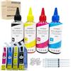 HEMEINY 604XL Ink Refill Kit compatibile con Expression Home XP-2200 XP-2205 XP-3200 XP-3205 XP-4200 XP-4205 WF-2910DWF WF-2930DWF WF-2935DWF WF-2950DWF Printer, con chip di ripristino automatico
