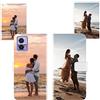 Sunrive Personalizzate Pelle Cover compatibile con Motorola Moto Edge 30 NEO personalizzabile con Foto Testi Frase Logo e Grafiche Personalizzata, cordino per cellulare universale