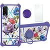 Aroepurt Cover per Wiko Power U20 Custodia Comaptibile con Wiko Power U20 Case Custodia Cover Supporto Premium in PU BF664 Blue
