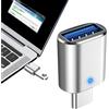 Generisch - Caricabatteria da auto - Adattatore doppio e USB A a 3 porte da 67 W, costruzione in lega di alluminio con indicatore di respirazione LED | Alimentatore di rete rapido PD-QC per telefoni