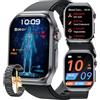 wgzixezn Ecg Smartwatch Pressione Arteriosa Orologio Uomo Donna Ecg/Lipidi/Acido Urico/Bmi/Sonno,2.04 Amoled Orologio Intelligente Chiamata Bluetooth/Pulsante Sos/Temperatura