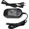 HQRP Caricabatterie CA Alimentatore Adattatore di rete compatibile con Samsung AA-E7 E8 E9 SC-MX20 MX20B SC-HMX10C SC-D382 VP-D351 D353i D354i VP-D355 VP-D361 VP-D362