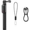 Generic BlueTooth - Bastone per selfie con telecomando per fotocamera sportiva Insta360, accessori per montaggio su supporto per cellulare (tipo a tre ganasce)