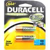 Duracell Supreme 1000MAH Batterie Ricaricabili AAA Ministilo X2