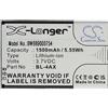 vhbw batteria sostituisce Nokia BL-4AX, BL-4XL per smartphone cellulare (1500mAh, 3,7V, Li-Ion)