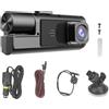 Generic Dash Cam anteriore e posteriore - Videoregistratore per auto, 1080p, con a 3, monitor automatico, intelligenti per conducente, viaggio, cruscotto, veicolo