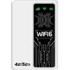 Autilyshop Router wireless portatile 4G 5G LTE con hotspot scheda SIM, dispositivo WiFi mobile ad alta velocità 300 Mbps, design compatto in ABS per viaggi, lavoro remoto e più dispositivi Internet C