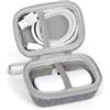 Generico Custodia per iWALK Mini/LinkPod e Anker 621, custodia protettiva compatta per power bank, custodia rigida portatile per piccoli power bank (grigio)