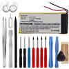 subtel 1x Batteria per Lettore mp3 Compatibile con Apple iPod nano 6 Gen. - A1366, 616-0531 - (110mAh, 3.7V) + Set di strumento