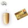 Pinganillosocultos - Auricolare per esami con carta di credito SIM - Auricolare spia invisibile senza fili per copiare gli esami. (Supermini Carne)