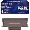 OGOUGUAN B2236 Cartuccia toner senza chip per Lex-Mark b2236dw mb2236adw mb2236adwe B2442DW B2546DN B2650DN Stampante (3000 pagine,1PK)