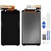 Generic Schermo LCD per Zebra TC52 TC520K TC57 TC57HO LCD Display Digitizer Vetro Touch Schermo Ricambio Assembly (Nero)
