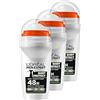 L'Oreal Paris Shirt L'Oréal Men Expert Proteggere deodorante senza alcool sfera Man Zero Tracce - Set di 3
