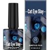 Generic Smalto magnetico in gel con glitter nero | smalto per unghie ad asciugatura rapida con effetto magnetico lucido occhi di gatto, brillante smalto gel di Natale, del Ringraziamento, festa