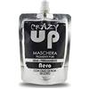 Pop Italy Crazy Up Maschera Colorante Senza Ammoniaca Semipermanente per Capelli - 200 ml (Nero)