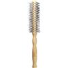 LyZap Spazzola Capelli Mini pettine circolare for capelli ricci, spazzola circolare adatta for uomini con capelli sottili o corti, manico in legno Spazzola (Color : M)