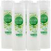 Sunsilk 5x Sunsilk Ricarica Naturale Shampoo Aloe Vera per Tutti i Tipi di Capelli - 5 Flaconi da 250 ml