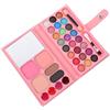 HAPINARY Tavolozza Ombretti Bambini 33 Colori Polvere Pelle Naturale | Lavabile, Tonalità Naturali, per Kids Makeup Kit, Accessorio Cosmetico Portatile