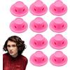 Generic Bigodini per arricciare i capelli, per un comfort durante il sonno, materiale PP con dimensioni compatte, strumento per arricciare la qualità del salone, set portatile da 10, accessorio facile da