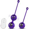 Dergad Silicone Kēgēl Bàll 2 in 1 Palline con Telecomando Per il Pelvico Palline,9 Modalità di Màssaggio,USB Ricaricabile,Impermeabile,para Controllo della Vescica ed Esercizi del Pavimento Pelvico per Donna