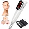 HDaspijh Penna Laser Professionale A Picosecondi, Luce Rossa E Blu, Per La Rimozione Di Nei,Lentiggini,Macchie Scure,Melanina E Tatuaggi, 9 Livelli Di Frequenza + 4 Livelli Di Intensità, Touch Screen.,Red