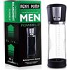GOPEO Pompa di piacere per adulti Ingranditore del pene e aiuto all'erezione, display LCD pompa del vuoto ricaricabile