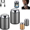 KXDEFE Sopamis Mini Electric Shaver, Sopami Shaver, Sopami Shaver, Sopami Trimmer, Mini Shavers For Men, Waterproof Minis Portable Electric Shavers, Portable Travel Razors (2PCS-Gray)
