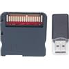 Plyisty Dispositivo di Backup del Gioco, Scheda Flash di Gioco Rosso Bianco Ad Alta velocità per MD GB GBC PCE SFC PCE 3DS (Set WOODHK)