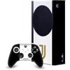 Head Case Designs Licenza Ufficiale Juventus Football Club Strisce Nere Arte Pacchetto Console Da Gioco Wrap E Pelle Per Controller Compatibile con Xbox Series S Console & Controller Bundle