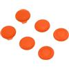 Xiuganpo Copri Pulsante Joystick Antiscivolo 6 in 1 Impugnatura Strutturata Impugnature per Pollice per Controller, Facile da Usare per Giocatori Hardcore (ORANGE)