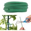 DOBO Filo di Ferro da Giardinaggio in Acciaio zincato 10mm x 10m con Rivestimento in Schiuma espansa gommata Morbida e malleabile schiumato gommato