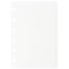 Mogoostry 2 Pack A7 Binder Dividers 6 Tabs Clear Plastic Binder Index Tabs Planner Divider for Round Ring Binder Sheet Protector (Total 12 Dividers)