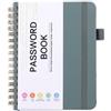 Generic Rubrica portatile con linguette alfabetiche, in similpelle, per indici e quaderni (A6 verde)