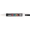 Uni-Ball Uni Posca PC5M, evidenziatore a punta media, larghezza linea 1,8-2,5 mm, colore bianco, confezione da 12, codice: 9002111