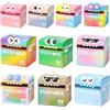 Generico Cute Monster Pattern Sticky Note 105 Sheets/Roll, Creative Multi Purpose Sticky Note, Notepads Stationery, Small to Do List, Office School Tab Supplies (10 pcs)