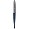 Parker 51 penna a sfera | Corpo blu notte con finiture cromate | Punta media con ricarica di inchiostro nero | Confezione regalo