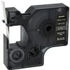 vhbw Cassetta nastro compatibile con Dymo LabelMaker PC2, PC etichettatrice 7m x 9 mm bianco su nero