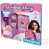 Mitama Scatola con diario segreto con lucchetto, Gattino, In peluche, Penna magica, Sticker glitterati, Pennarelli glitterati, Clip orecchie da gatto, Per bambine e ragazze, Tempo libero, Idea regalo