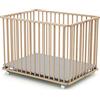 WEBABY - Box bambini pieghevole legno - Faggio natural - 70 x 100 cm