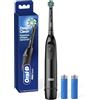 Oral-B Pro 100 CrossAction - Spazzolino da denti a batteria, colore: nero
