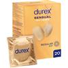 DUREX SENSUAL NO LATEX Preservativi sottili senza lattice senza lattice, 20 pezzi