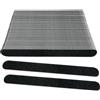 HomeyEra Emory Board Lime per unghie (50 pezzi), grana 100/180, in legno, per unghie naturali, 17,8 cm, set di strumenti per manicure, usa e getta, per casa, salone, nero