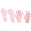 MUSISALY Calzini Idratanti e Guanti Esfolianti Per Piedi e Rosa Morbidi Elasticizzati e Anti-secchezza Per Calli Duroni e Talloni Screpolati Cura Quotidiana e Riparazione Cuticole